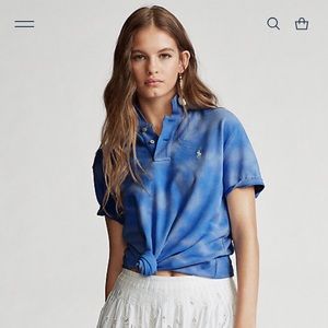 Tie Dye Polo Shirt